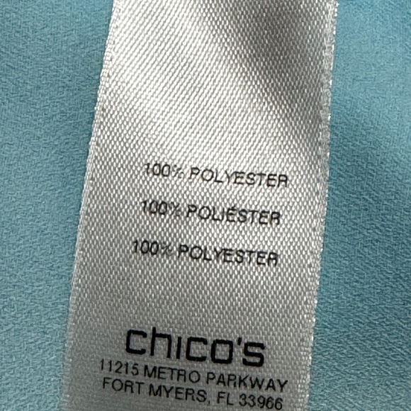 Chico’s Light Blue Tunic - Picture 8 of 8